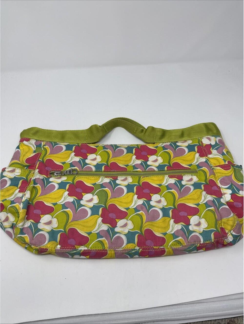 Kenneth Cole Reaction Colorful Easter Spring Flowers Beach Diaper Handbag 36